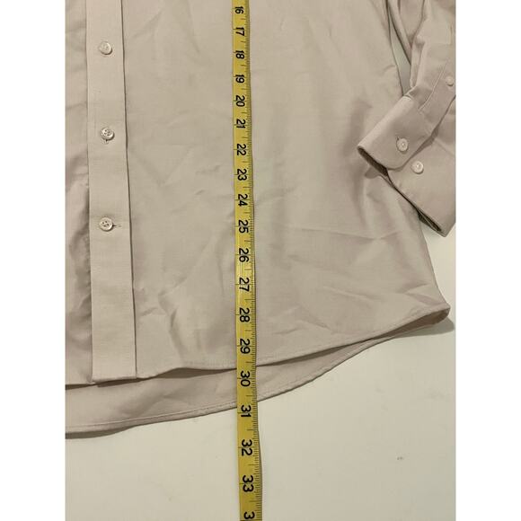 Stafford Slim Fit Oxford Shirt in Off White - Picture 5 of 6